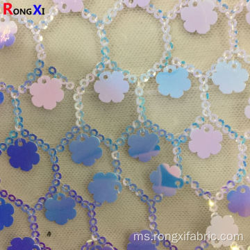 Reka Bentuk Baru Sequin Fabric Gold